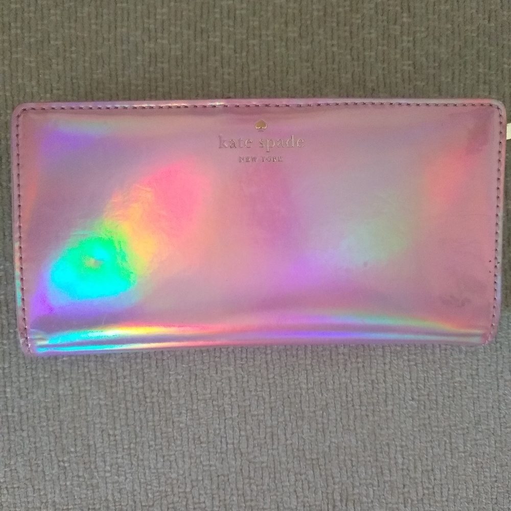 🌸kate spade Holographic Wallet🌸